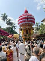 Shashti Rathotsava at Shrimat Ananteshwar Temple, Vittla (7 Dec 2024). Picture Courtesy:  Shri Ganesh Damble
